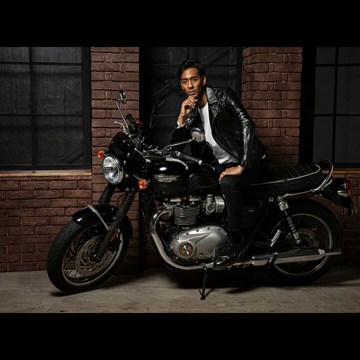 楽天市場】Liugoo Leathers 本革 パッドダブルライダースジャケット 