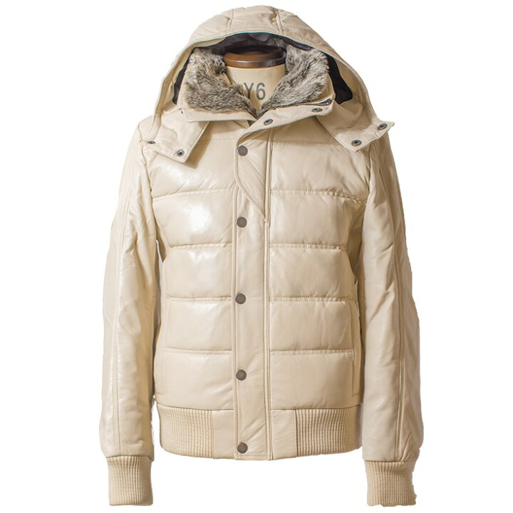 楽天市場】LIUGOO 本革 3WAY ダウンジャケット メンズ リューグー  