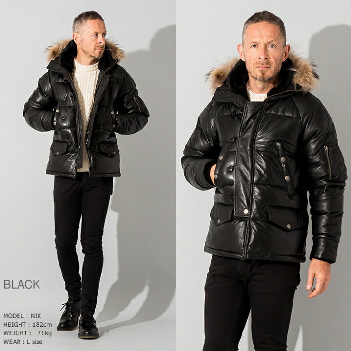 楽天市場】Liugoo Leathers 本革 N-3Bフライトジャケット レザーダウン 