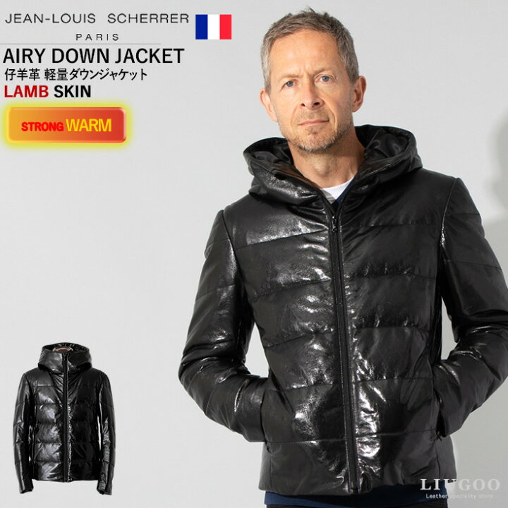 楽天市場】【30%OFFクーポン】JEAN-LOUIS SCHERRER 本革 ダウン 