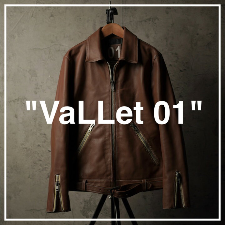 楽天市場】VALLET 本革 シングルライダースジャケット メンズ 