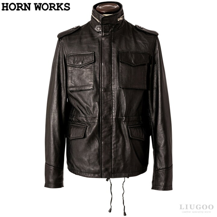 楽天市場】Horn Works 本革 M65フィールドジャケット メンズ ホーン 