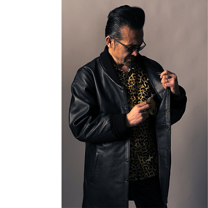 楽天市場】Liugoo Leathers 本革 レザーロングファラオコート メンズ  