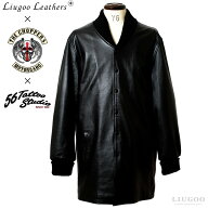 【数量限定1103円OFFクーポン】Liugoo Leathers 本革 ロングファラオコート メンズ リューグーレザーズ C…