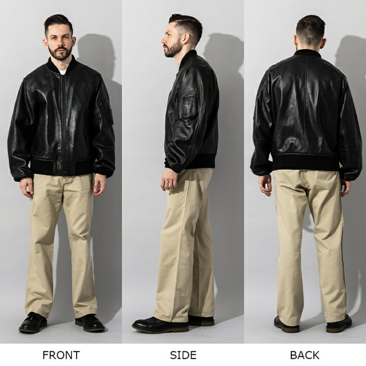 楽天市場】【20周年記念10%OFFクーポン】Liugoo Leathers 本革 MA-1 
