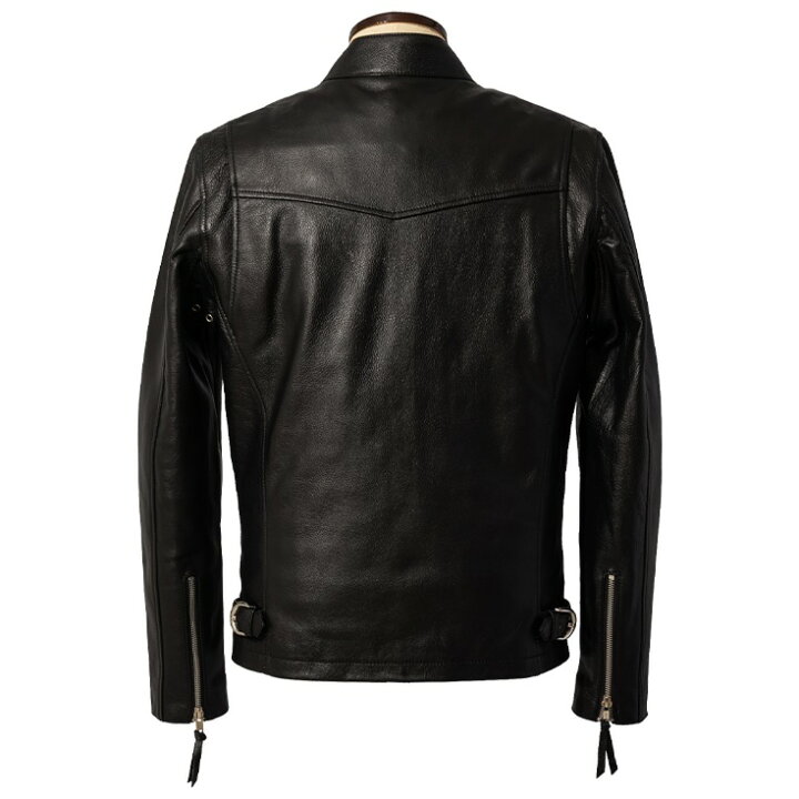 楽天市場】【50%OFFクーポン】Liugoo Leathers 本革 立襟シングル 
