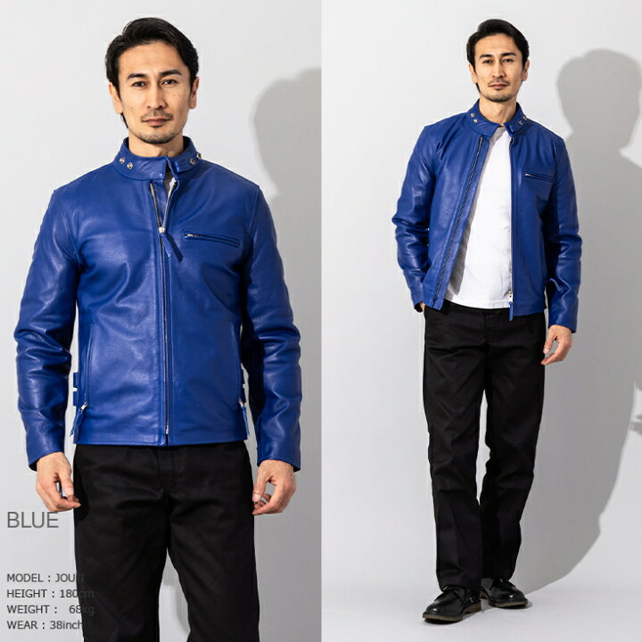 楽天市場】Horn Works 本革 USタイプ シングルライダースジャケット 