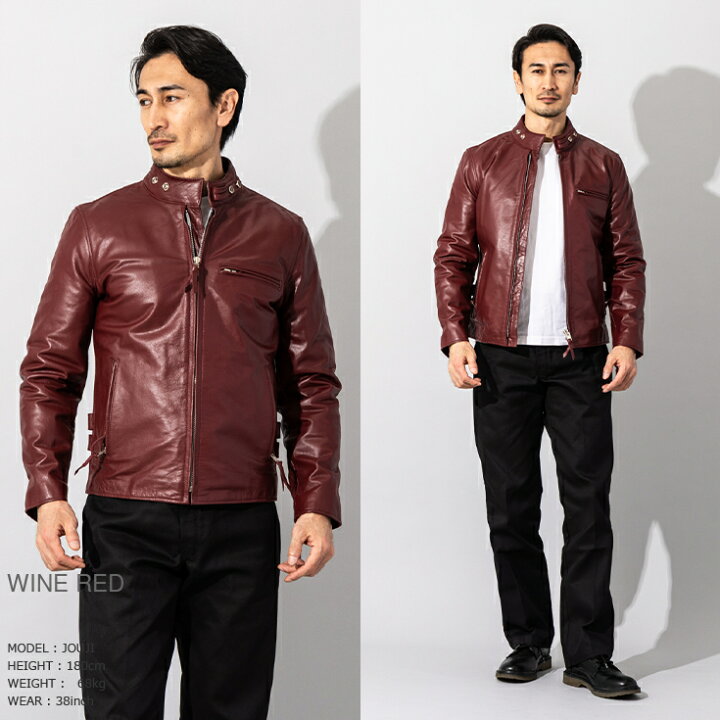 楽天市場】Horn Works 本革 USタイプ シングルライダースジャケット 