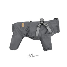 犬 レインコート ハーネス付き ジャケット 着せやすい 小型犬 中型犬 大型犬 防水 撥水 フルカバー 背中開き ドッグウェア マウンテンパーカー 犬用レインコート ファスナー 雨具 防風 秋 冬 散歩 アウター 調整可能 犬服 梅雨