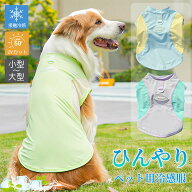 【時間限定★50％OFFクーポン配布中】犬服 夏用 接触冷感 ひんやり クール タンクトップ メッシュ 防汚 …