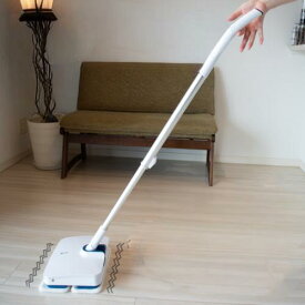 電動モップ コードレス 振動式 水噴射 フローリング 拭き掃除 ワイパーモップ 水拭き 乾拭き 廊下 畳 自立 充電 お掃除家電