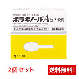 【第(2)類医薬品】ボラギノールA注入軟膏 10個×2箱セット
