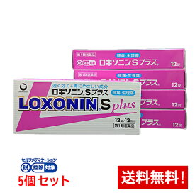 【第1類医薬品】ロキソニンS plus 12錠×5個セット