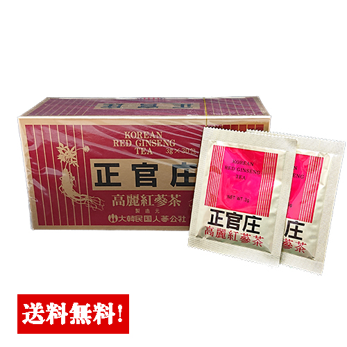 正官庄 高麗紅蔘茶 3ｇ×30包 | ドラッグストア ライブリーWEST
