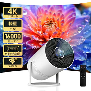 vWFN^[ ^ `␳ z[VA^[ X}z WiFiΉ 16000[ 4K / 1080PT|[g vWFN^[ V䓊e 210°] Wi-Fi6Ή Bluetooth5.4 HiFiXs[J[z[ ƒpY[@