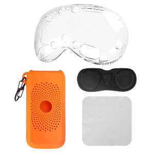 Vision Pro�ی�Z�b�g Vision Pro �P�[�X 4in1 �ϏՌ� �_�炩��TPU�f�� �ی�P�[�X �ی�V�[�g �N���[�j���O�N���X �d���\�t�g�P�[�X �ی�V�F���J�o�[ �ʋC�� VR�A�N�Z�T���[ �����V�F���J�o�[ �{��