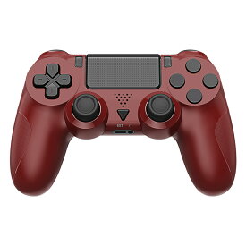 2026最新型 PS4用 コントローラー P4/P3/P5用コントローラー Bluetooth ワイヤレス ジャイロセンサー 二重振動 高耐久ボタン 600mah 長時間稼働6軸ジャイロセンサー イヤホンジャック タッチパット搭載 複数端末対応 最新バージョン対応 急速充電対応