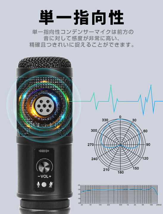 楽天市場 コンデンサーマイク スタンド 付き Pc Usb接続 高音質 単一指向性 ノイズキャンセリング 三脚固定 音量調整 ミュート機能 卓上 Usb マイク 配信用マイク Youtube ゲーム実況 Skype Zoom 会議 授業 送料無料 Lively Life