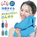 【楽天1位獲得】【2枚セット】クールタオル ひんやりタオル こども 冷却タオル 冷感タオル 冷感ひんやりタオル 冷たい…