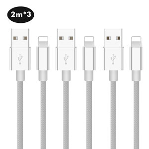 2m×3{Zbg iPhone 14 Plus 14 Pro Pro Max 13 USBP[u ʌ^ L^ iPhone 13 Pro iPhone 12 XS XR XS Max [dP[u iPhone X 8 8 Plus 7 7 Plus iPad Pro Air mini [d ACtH P[u f[^ʐM fh~
