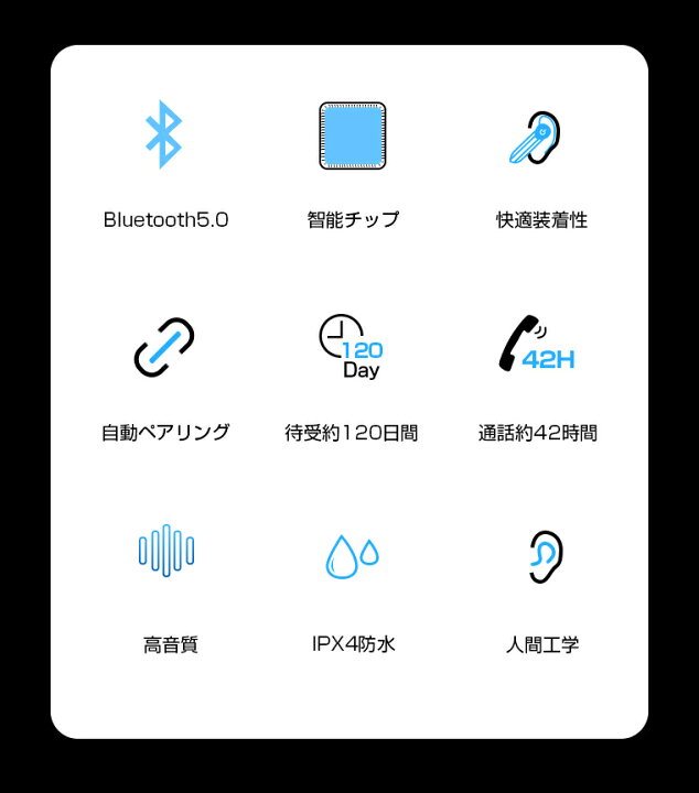 楽天市場】42時間連続通話 ワイヤレスイヤホン 片耳 有線イヤホン付 Bluetooth5.0 イヤホン ヘッドホン 耳掛け型 ハンズフリー ブルートゥース ヘッドセット 左右耳兼用 IPX4防水 車用 ビジネス 運転 作業 スポーツ iPhone Android 軽量 プレゼント 敬老の日 : Lively life 楽天市場】42時間連続通話 ワイヤレスイヤホン 片耳 有線イヤホン付 Bluetooth5.0 イヤホン ヘッドホン 耳掛け型 ハンズフリー ブルートゥース ヘッドセット 左右耳兼用 IPX4防水 車用 ビジネス 運転 作業 スポーツ iPhone Android 軽量 プレゼント 敬老の日 : Lively life