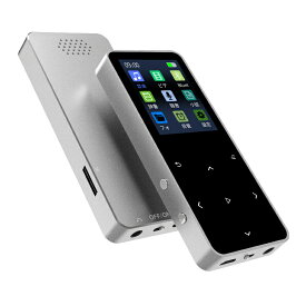 【楽天1位獲得】LivelyLife MP3プレーヤー 音楽プレーヤー Bluetooth5.4 スピーカー内蔵 超軽量 1.8インチ大画面 32GB内蔵 音楽プレーヤー HiFi音質 タッチバネル 256GBまで拡張可 録音 FMラジオ イヤホン付き ミュージックプレイヤー SDカード対応 変速再生