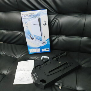 PS5 Slim �X�^���h �V�^ �c�u�� ��p�t�@�� �X�^���h ��p�p�b�h �c�u�� ���� �[�d�� USB �É� �����R�����[ �[�dLED�����v �[�d�w�������v�t ����~�� ��p�� 2�䓯���[�d