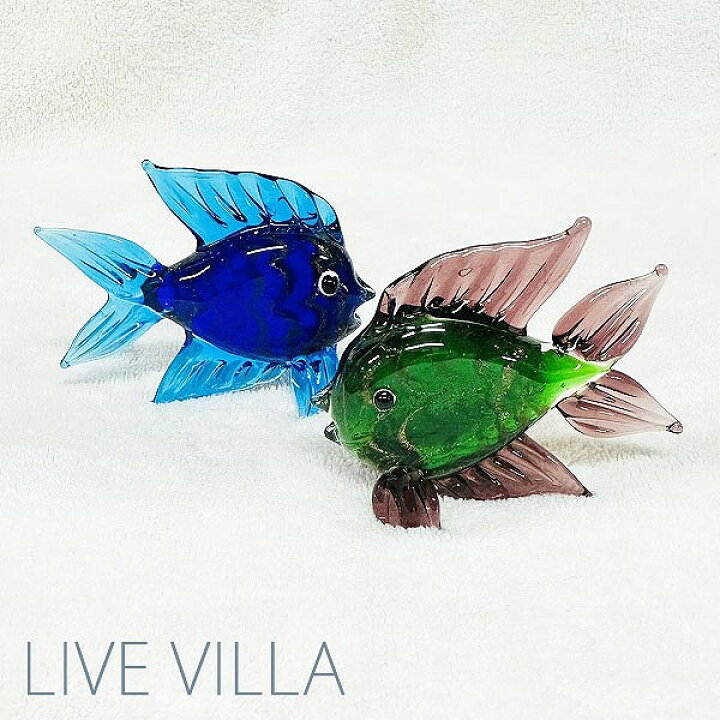 楽天市場】ガラス オブジェ 金魚 さかな フィッシュ 魚 : アジアン 