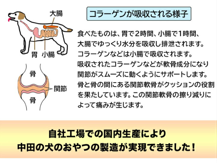 楽天市場 3個パック 中田の犬のおやつ g入り 3袋 ネコポス発送 おやつサプリ ペット 犬 愛犬 健康サポート おやつ 国産 無添加 鮭鼻軟骨成分 コラーゲン プロテオグリカン ペットケア 国内製造 シニア犬 小型犬 中型犬 大型犬 安心 安全 関節 リーヴ ワン 楽天市場 3個パック 中田の犬のおやつ g入り 3袋 ネコポス発送 おやつサプリ ペット 犬 愛犬 健康サポート おやつ 国産 無添加 鮭鼻軟骨成分 コラーゲン プロテオグリカン ペットケア 国内製造 シニア犬 小型犬 中型犬 大型犬 安心 安全 関節 リーヴ ワン