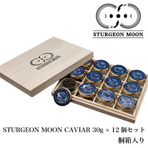 STURGEONMOONCAVIAR X^[WF[LrA 30g 12p ˔ ō tbV  Mtg v[gJ ꗬ ō LrA Hi O㒿  Ε j