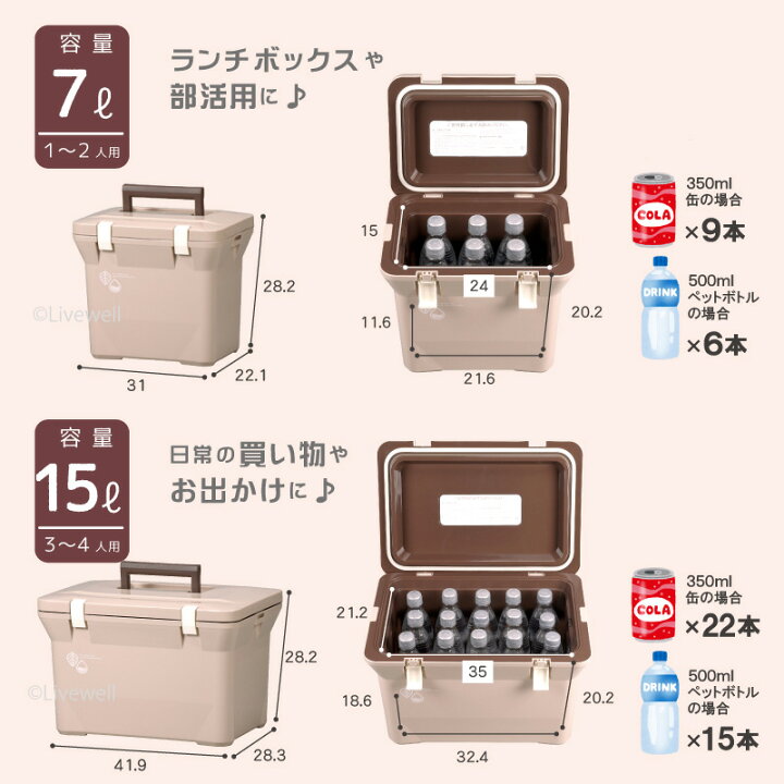 楽天市場 クーラーボックス 小型 クーラーバッグ 日本製 ナチュールクーラー15l 保冷バッグ おしゃれ かわいい アウトドア レジャー q 海水浴 キャンプ 行楽 ピクニック ベランピング コンパクト 軽量 ランチボックス 釣り 防災 部活 冬キャンプ ソロキャンプ