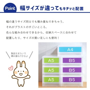【PLUSTPHOTO(プラストフォト)PHA410】書類レターケース整理ケース事務用品A410段引き出しケース小物入れ収納ケースチェスト伝票請求書封筒ハガキアクセサリー文具入れデスク脇日本製多段式プラスチック製伸和