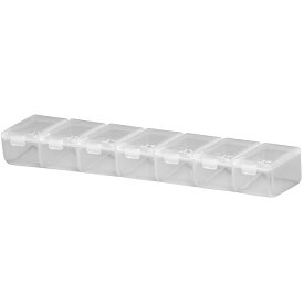 ピルケース 薬ケース 【セパレートケース】 アクセサリー 手芸 ハンドメイド 釣り ネイル パーツ ビーズ クリップ 画鋲 ピン 1週間 携帯用 仕分け 簡単 ポータブルピルケース 保存 保管 持ち運び 旅行 薬 ケース 薬入れ 仕切り シンプル 携帯用容器 常備薬