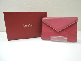 Cartier カルティエ レ・マスト マストライン コレクション カードケース ピンク BOX付 ランクSA