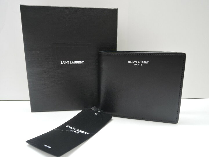 楽天市場】【新品】SAINT LAURENT サンローラン 二つ折り財布 サン 