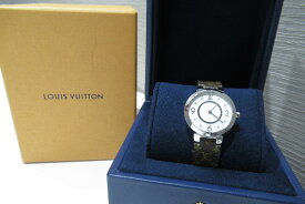 LOUIS VUITTON ルイヴィトン Q12MGB タンブールスリムPM 腕時計 レディース ステンレス ランクAB