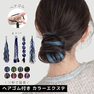 ＼ポイント10倍／【2点め半額！クーポンで】ウェーブ エクステ ウィッグ ヘアーエクステンション ポニー…