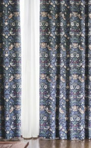 人気のウイリアムモリスV&Aいちご泥棒StrawberryThief オーダーカーテン