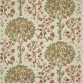 ウイリアムモリス William Morris カーテン生地 Kelmscott Tree 230342ウィリアムモリス海外ブランド生地1巾(横幅W約137cm)縦1m単位カット販売