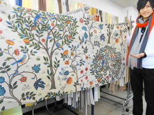 EBAX n William Morris@Kelmscott Tree@PXRbg@c[@327@EBAX@J[en150cmPʃJbg̔