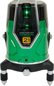 【 訳あり】 シンワ レーザー墨出し器 レーザーロボ グリーン LASER ROBO GREEN Neo E Sensor 21 縦・横・地墨 71602 墨出器