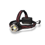 GENTOS ジェントス 充電式ヘッドライト GH-300RG 最大1500ルーメン 耐塵耐水 メーカー保証5年