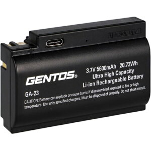 GENTOS �W�F���g�X ��p�[�d�r GA-23 �Ή��@�� GH-300RG GH-280RG GH-203RG