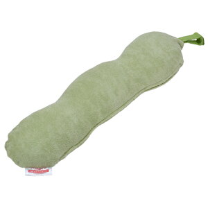 クッション 枝豆 小さい 14 × 54 cm 枝豆クッション 緑 グリーン かわいい おしゃれ 綿 ポリエステル パイル 生地 もこもこ ふわふわ 洗濯 洗濯可能 洗える インテリア 日本製 国産 送料無料