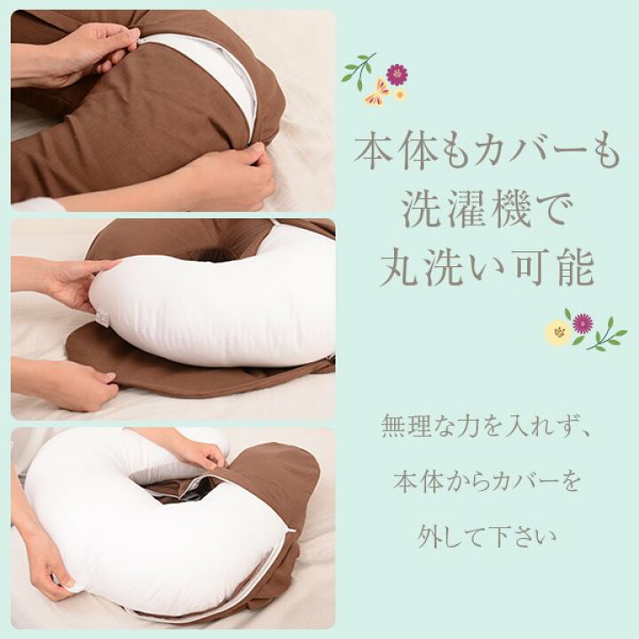 楽天市場 授乳クッション 授乳枕 洗える オックス生地 カバー付き 枕カバー 授乳 クッション 枕 大きい 妊婦 マタニティ 赤ちゃん 新生児 抱っこ 厚い おしゃれ かわいい お座り 寝かせる 洗濯 出産祝い ギフト プレゼント 枕と枕カバーのリビングインピース