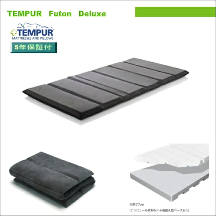楽天市場】TEMPUR[テンピュール]低反発敷き布団 フトンデラックス  