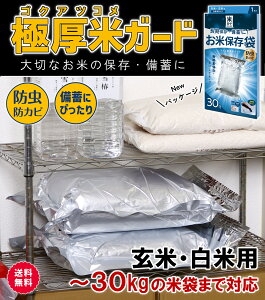 【累計販売数4万個突破！/ 楽天ランキング1位】お米 保存袋 5kg～30kg袋用 1枚 脱酸素剤付属 真空パック 米ガ