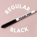 【お買い物マラソンクーポン発行中！】フードペン レギュラータイプ ブラック アイシング FOODPEN マーカー 製菓用品 クッキング 手作り ハンドメイド 製菓・調理道具 お菓子作り 菓子道具 おうち時間 かわいい おしゃれ カフェ 本格