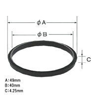 50-2128(1P)：￥3,980以上送料無料 LIXIL(INAX)Uパッキン