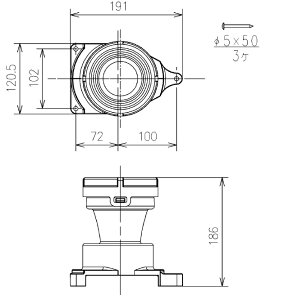 HH02116R�F��3,980�ȏ㑗������ TOTO�\�P�b�g��փ��j�b�g(���r��)